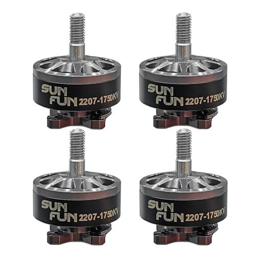 DYS 4PCS SUNFUN 2207 1750KV 6S Drone Motor for FPV Racing Drone Quadcopter 5inch Freestyle Remote...