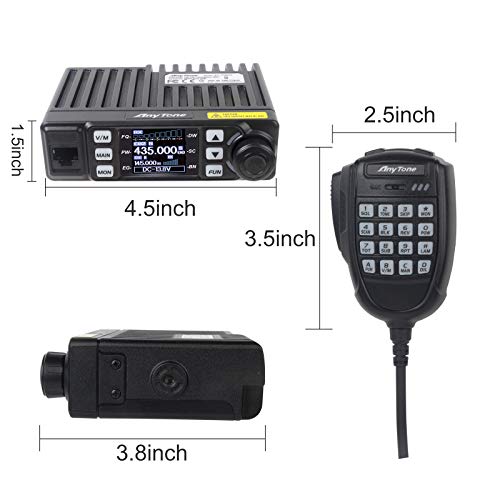 Anytone Mini Size Dual Band Transceiver Mobile Radio Vhf/Uhf Two Way Radio At-779Uv For Car Vehicle #TOP2