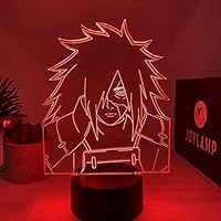 JoyLamp - Lámpara Madara Rinnegan 3d - Luz nocturna de Naruto