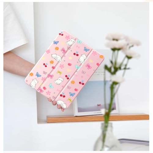 Coque iPad Pro 12,9 motif chat japonais étui protection avec support stylet - 2