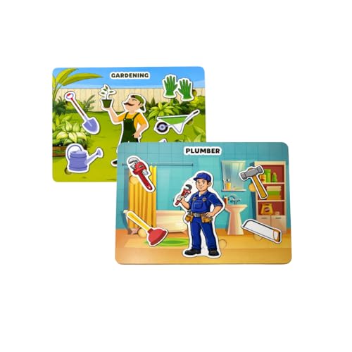 Image of Wooden Learning Educational Game Board for Kids, Puzzle Toys for 2 Years Old Boys & Girls (COM008)