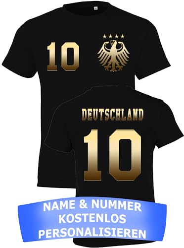 NIMAMA Kinder Jungen Deutschland Trikot EM 2024 Tshirt mit eigenem Namen +...