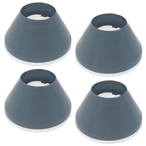 Walker Coasters Storm Grey 4 Pack By Easy To Use Products - Longer Lasting More Durable Tennis Ball Alternative - Glides Easily Over Hard Surfaces - Mobility Aid Accessory for Seniors