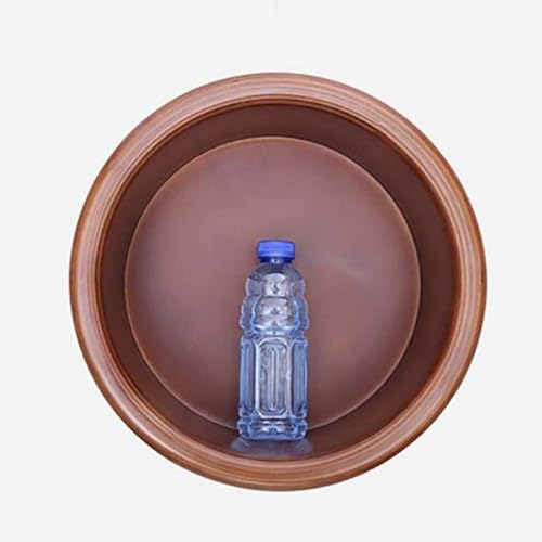 Spa de pies natural en barril con tapa, 22 cm alto miniatura 4