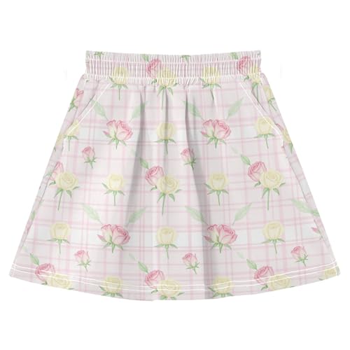 Jupe de tennis pour fille avec poches et short idéal pour les après-midi de golf