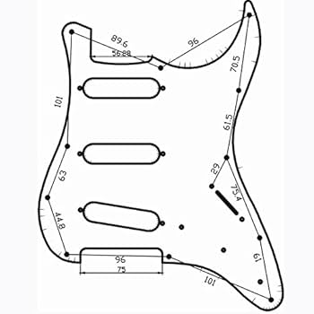 ピックガード レッドミラー ピックガード ストラトキャスター レッドミラー 新品｜Yahoo