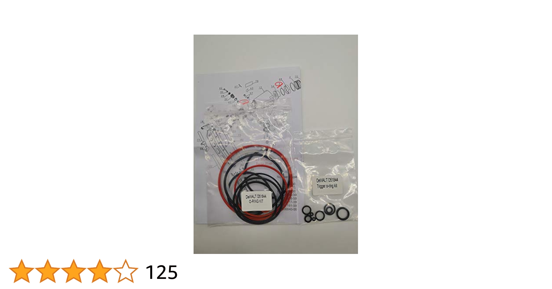 O-Ring Replacement Rebuild Kit for D51844 Framing Nailer O-Ring Replacement Rebuild Kit for D51844 Framing Nailer