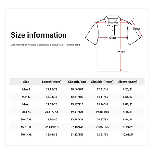 Mens 80s Golf Shirt Dry Fit Performance Short Sleeve Print Shirts Funny 90s Golf Shirts for Men - Image 5