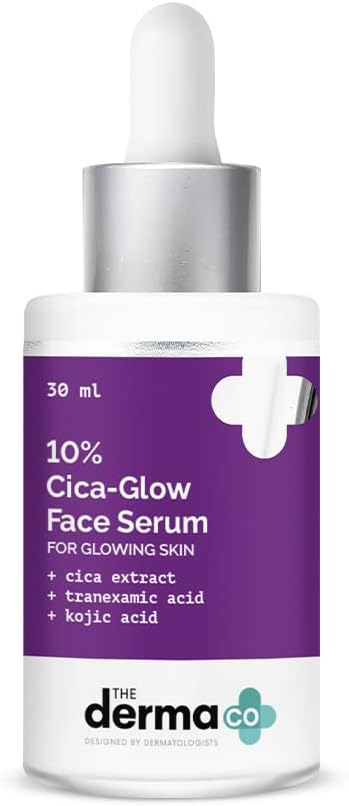 10% Cica Glow Face Serum with Tranexamic Acid & Kojic Acid for Glowing Skin - 30ml