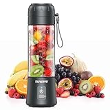 Nuwave Portable Blender for Smoothies and Shakes, 2025 New & Improved, 16 OZ On-The-Go Small Juice MIni with 6 Blades, Rechargeable, BPA-Free, Leak-Proof Lid, for Gym, Kitchen, Office