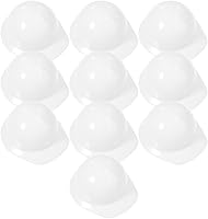 Vista 1 de ABOOFAN 10 piezas de mini sombrero de construcción en miniatura, casco de seguridad para animales pequeños, tapas duras para mascotas, pollo