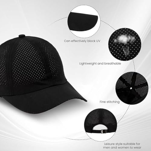 Image of Amazon Brand - Nora Nico Unisex Lightweight Quick-Dry Baseball Cap - Full Mesh Trucker Hat for Men & Women