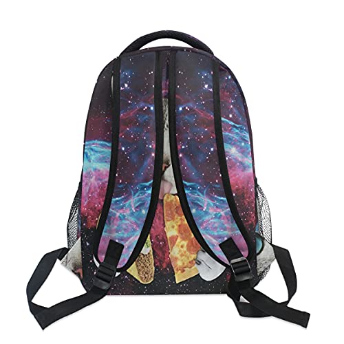Umiriko Galaxy Cat Pizza Taco Backpack For Boys Girls School Bookbag Back Pack 20206753 #TOP3