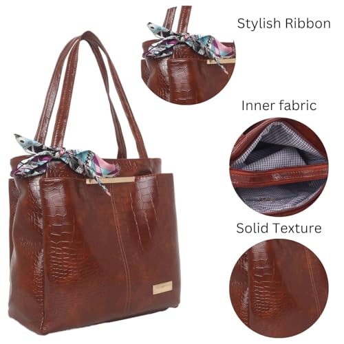 Image of Stylish and Fashionable PU Leather Handbag For Women & Girls