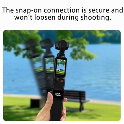 Image of Pocket3 /4 Battery Handle For DJI osmo Pocket 3 Extended Accessories 5000mAh provides 180 Minutes Mobile Power With MINI Tripod Battery Handle（USB-C Does not support all output） (DJI osmo Pocket 4)