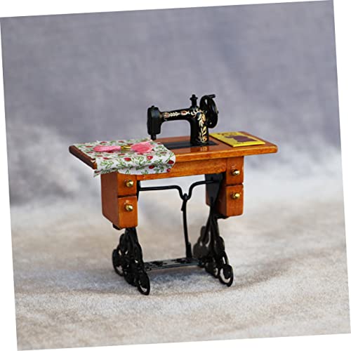 Zerodeko Casa De Bonecas Máquina De Costura Brinquedos Mecânicos Brinquedos Brinquedos De Mesa Playh