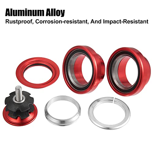 X Autohaux A22092900UX0340 34Mm 1-1/8 Inch Threadless Bicycle Headset Combo Bike Threadless External Headset Sealed Cartridge Bearings Mtb Road Headset thumb #2