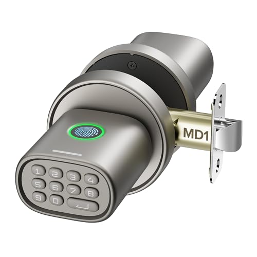 ThorBolt Keyless Entry Door Lock, Fingerprint Door Lock with Keypad