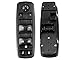 Driver Side Master Power Window Switch - Double Auto Button - Fits Dodge Ram, Grand Caravan, Journey, Nitro, Chrysler Town and Country, Jeep Liberty - Replaces 4602863AD, 4602863AB, 901-473, 4602870AD