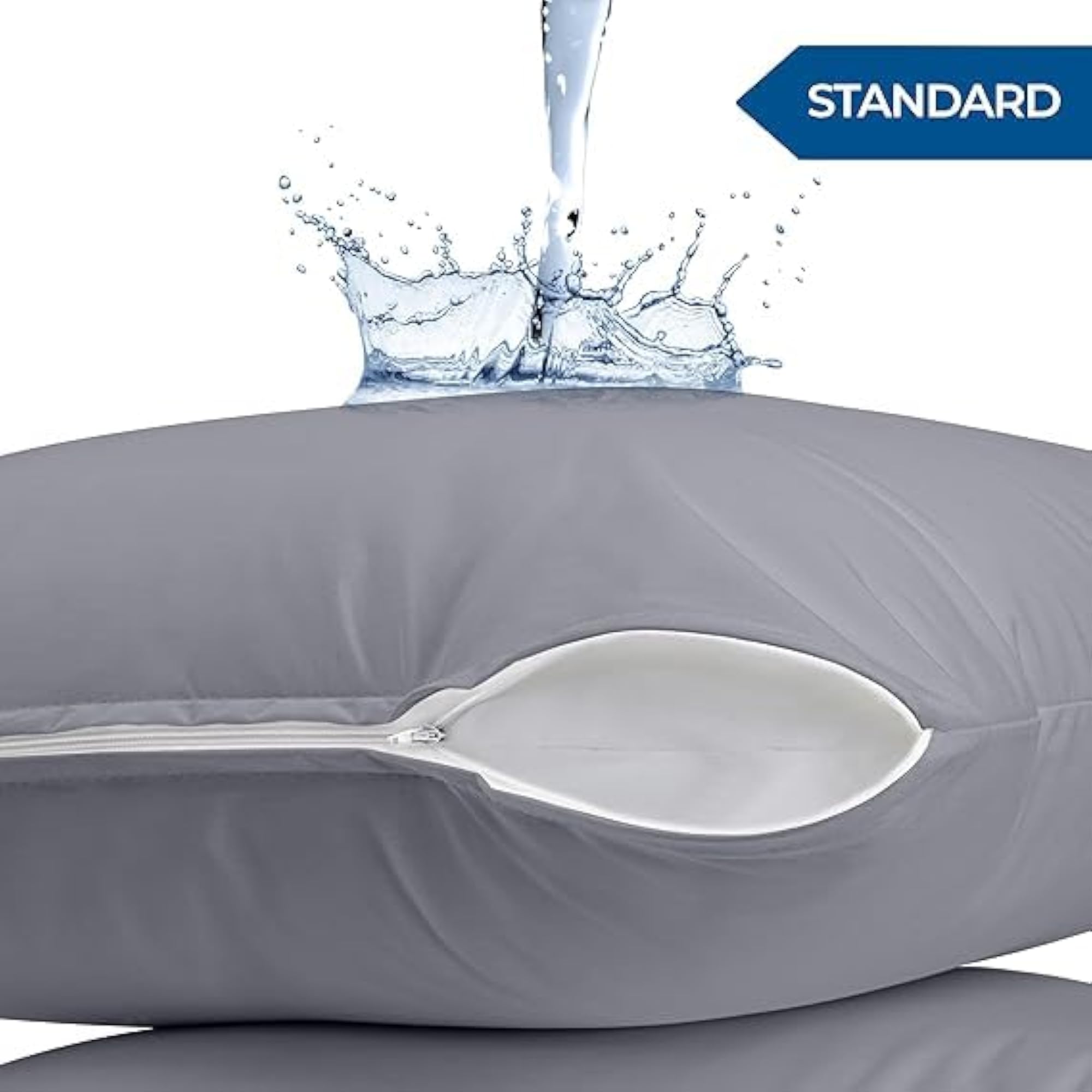 100% Waterproof Terry Cotton Pillow Protector Pack of 2