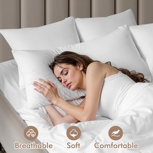 MIULEE 14x36 Pillow Insert -Decorative Throw Pillow with 100% Cotton Cover Rectangle for Sofa Couch