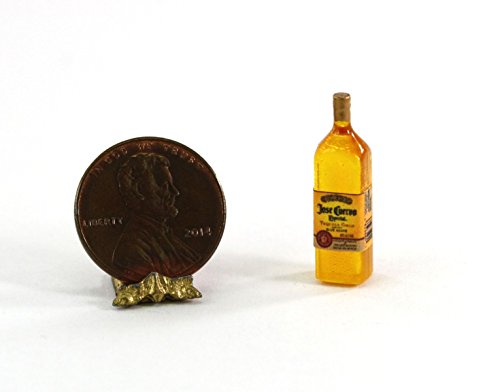 Dollhouse Miniature 1:12 Bottle of Popular Tequila by Hudson River Miniatures