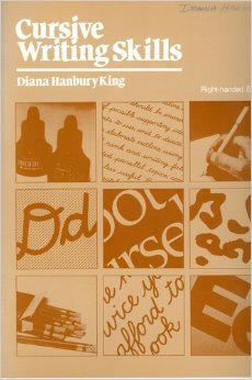 Paperback Cursive writing skills Book
