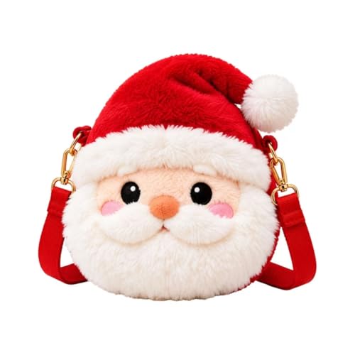 Crossbody Bags For Women Cute Christmas Plush Santa Reindeer Snowman Style - image 2