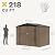 DWVO 8'x6' Large Metal Outdoor Storage Shed, Heavy Duty Tool Storage Sheds for Backyard Patio Lawn - Ideal for Bicycles, Garden Tools, and Lawn Equipment, Easy-to-Assemble, Brown