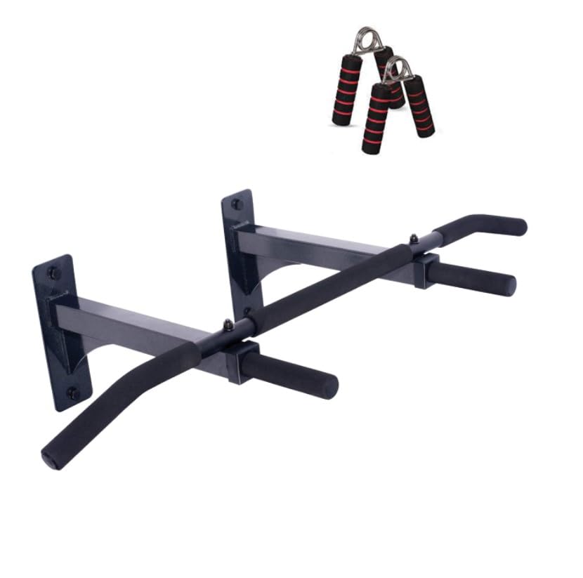 Encanto Wall Mounting Chin Up Bar, Pull Up Bar for Home with Black Powder Coating and Professional Foam Handles With- Foam Hand Grippers-image-39
