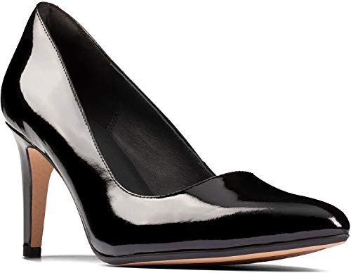 Clarks Laina Rae 2 Black Patent 9.5 B (M)