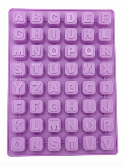 Silicone Alphabet, Number and Sign Mould/Mold Cake Decoration,Chocolate soap Baking Candle Making Craft (Random Color)-picture-30