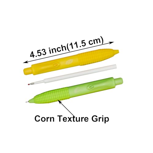 Maydahui 9 bolígrafos mini corn retractables 0.5 mm tinta negra miniatura 2