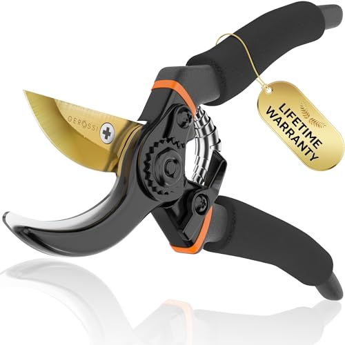 Premium Bypass Pruning Shears for your Garden -...