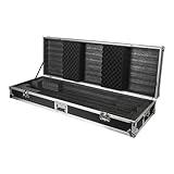 Sound Town Plywood 88-Note Keyboard ATA Flight Case, with Recessed Wheels, Handles and Latches, High-density Foam Interior (STRC-KB88W)