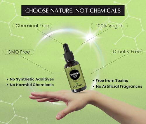 Image of Earth N Pure Oregano Essential Oil Undiluted, Natural and Therapeutic Grade 100 ml