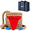 GOTHINK Tug of War Rope for Kids and Adults, Field Day Family Reunion Birthday Party Games, Camping Picnic Games, Outside Yard Lawn Carnival Game, Fun for Team Building Activities Outdoor Games 20FT