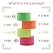 1320feet Blacklight Party Streamer Decorations 12 Rolls Glow Crepe Paper UV Reactive Fluorescent Neon Paper Streamers Glow Party Supplies and Decorations for Wedding,Birthday,Neon Party,Fiesta Party