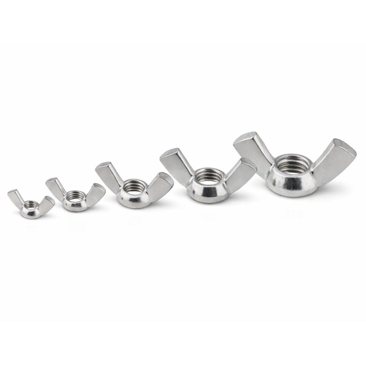M6 Stainless Steel Wing Nut (Butterfly Nut) | Hand Tighten Tool-Free Fastener | Corrosion Resistant SS Wing Nuts for Furniture, DIY & Industrial Use | (10PCS)-picture-19