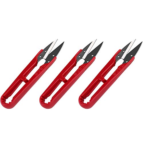 3 Pcs Premium Sewing Scissors, Mini Small Trimming Nippers, 4.2-inch Yarn Thread Snip Cutter, SS304 Metal Embroidery Supplies, Great for Stitch, Suture, Fabric, Craft, String. Sharp Tailor Gadgets.