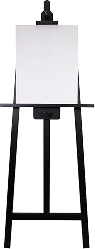 Miniatura 9 de Mont Marte Caballete de soporte trasero. Caballete de madera con marco en A fabricado con madera de pino de calidad. Sostiene lienzos de hasta 48