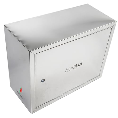 Contatore Italia Cassetta Contatore ACQUA Acciaio Zincato Aperta Posteriormente Completa