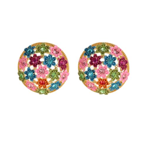 Boucles d'oreilles fleurs multicolores : le cadeau de bijoux idéal