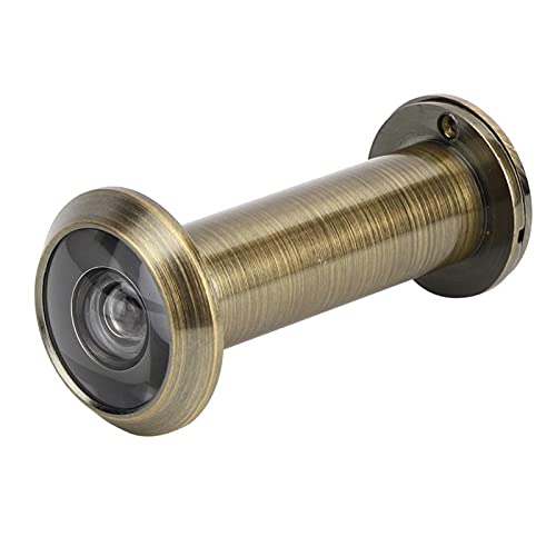 Mirilla para puerta con tapa antirrobo de 220 grados, visor de seguridad con cubierta trasera, para 16-23mm, aleación (bronce) miniatura 5