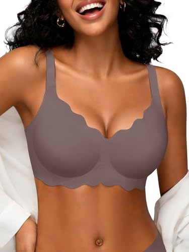 Image of Womens Wireless Jelly Bras No Underwire Support Push Up Removable Straps (U /Cross /Halter) Everyday Sports Bra
