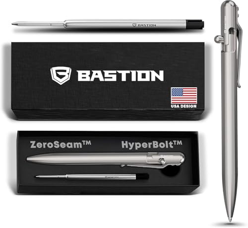 BASTION® Luxury Slim Bolt Action Pen Review: Titanium EDC Pen for Professionals?