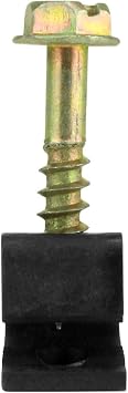 Skywalker Flexible Single Cable Screw Clips (Pack of 100 / Black)
