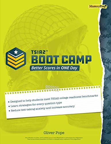 TSIA2 Boot Camp, 1st Edition: Better Scores in ... 1948846799 Book Cover