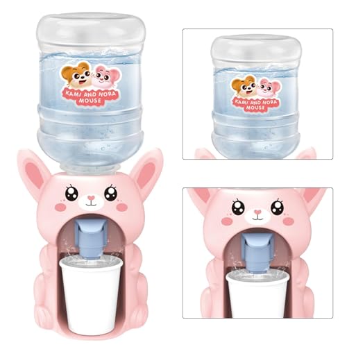 Kid Cold Water Dispenser, Cartoon Water Cooler, Simulation Drinks Dispenser with Tank Cup, Cute Animals Water Dispenser Toy, Water Fountain Toy, Enhances Creativity and Hand-Eye Coordination - Image 3