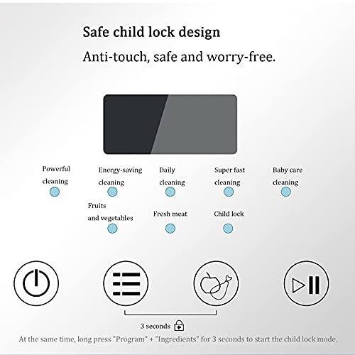 Draagbare Mini Vaatwasser, Compact Afwasmachine, 7 Programma's Mini Servies, Droge functie en licht voor appartementen… - Image 4